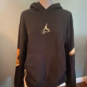 Jordan Black and Gold Men's Sweater